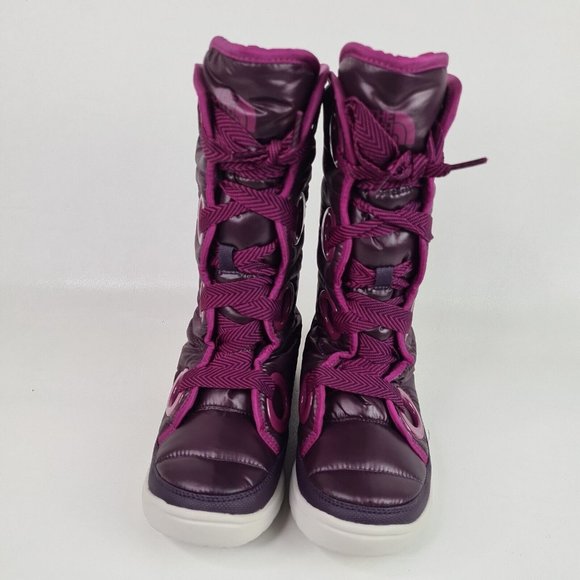 The North Face Destiny Down Womens Bootie Purple Winter Waterproof - Picture 5 of 12